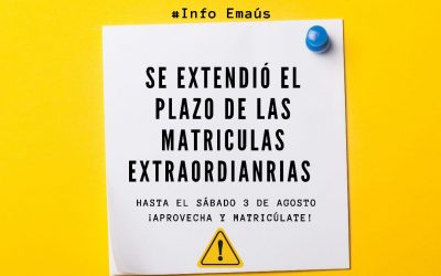 ¡Plazo extendido!